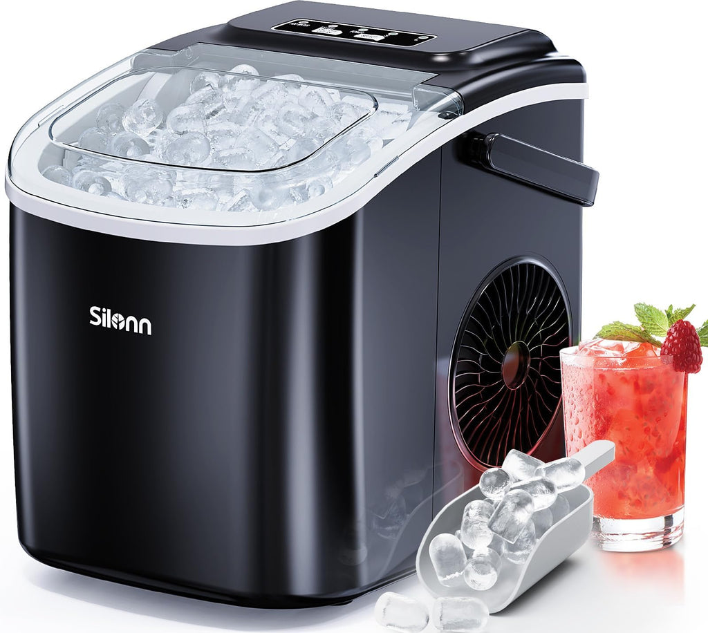 Black Countertop Ice Maker K299