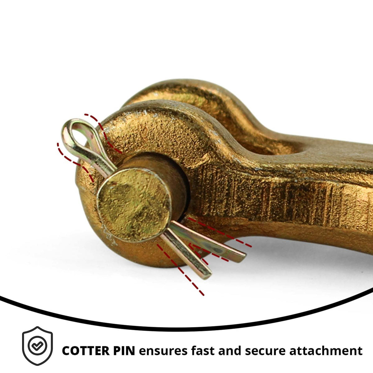 3/8 Clevis Hook G70 4 Pack S57328