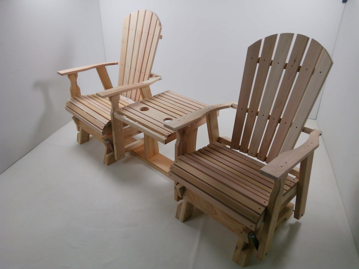 6 Foot Natural Cedar Settee Glider Y32618