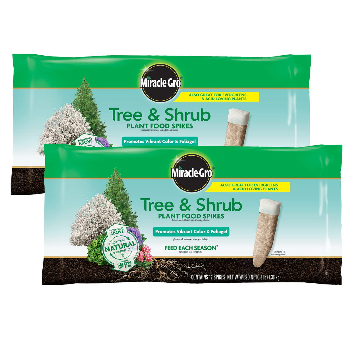 Tree & Shrub Plant Food Spikes 12 Spikes 2-Pack K570547
