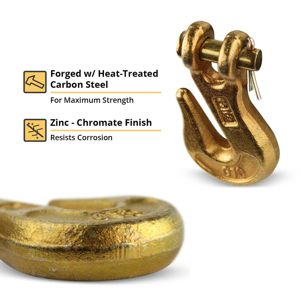 3/8 Clevis Hook G70 4 Pack S57328