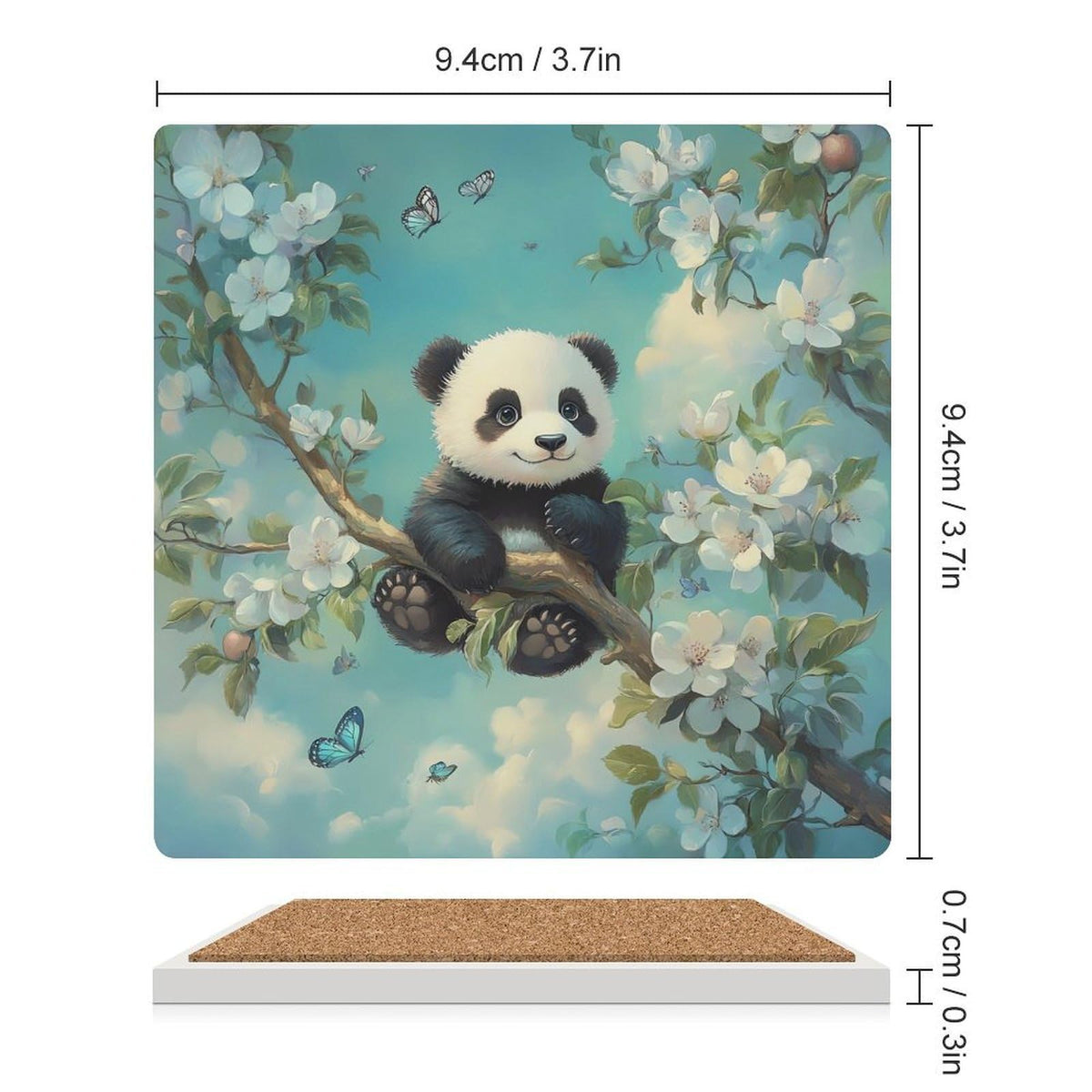 Ceramic Coasters Set A629