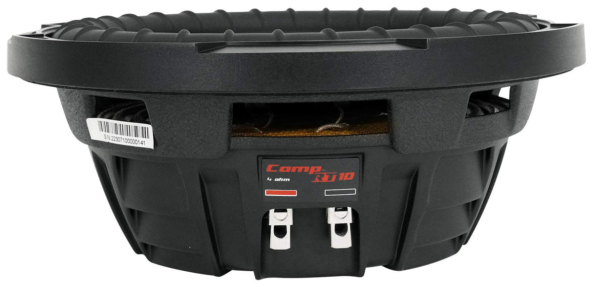 10in 1600W Slim Shallow Car Subwoofers with Mono Amplifier and Wire Kit A156