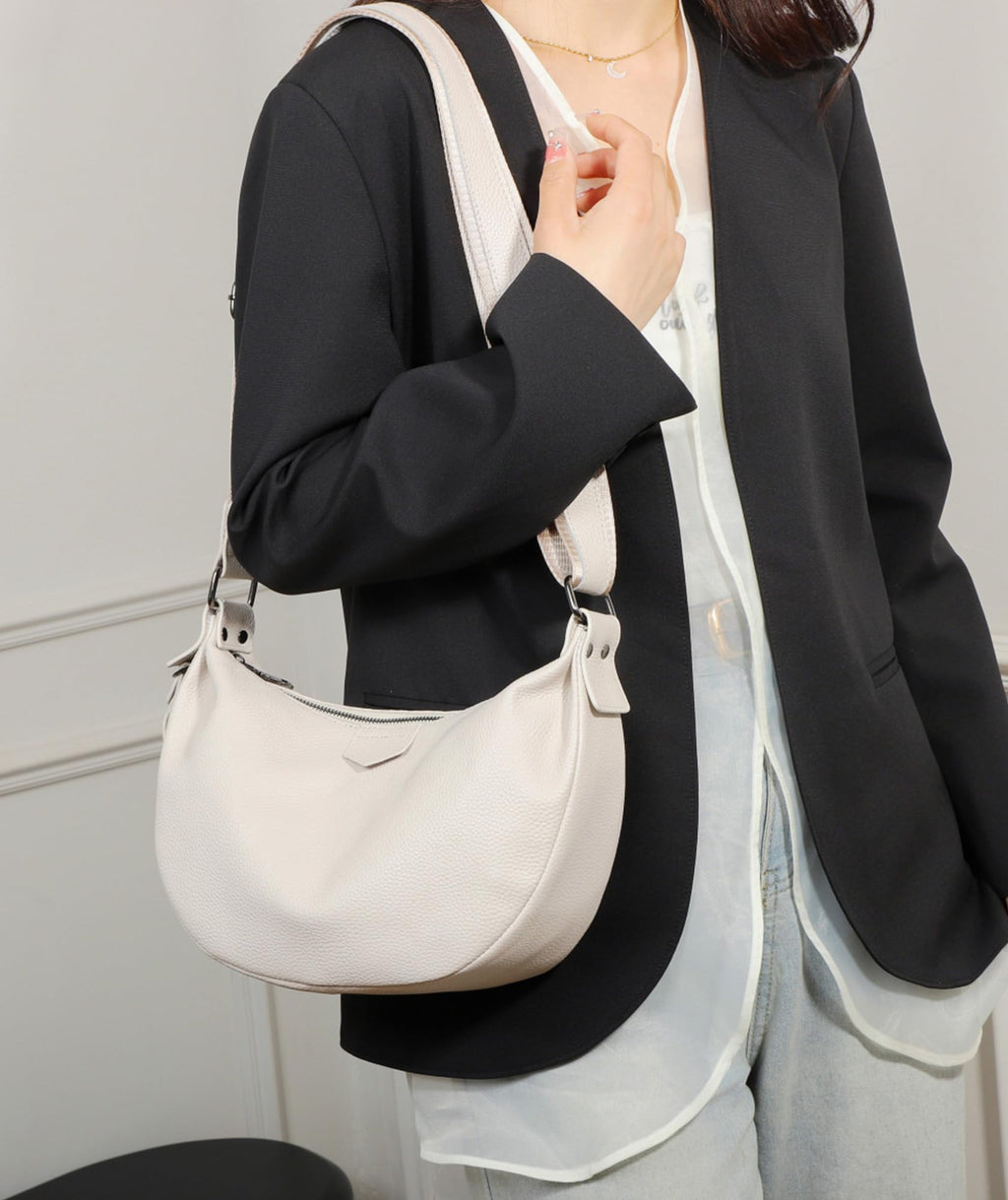 Genuine Leather Crossbody Shoulder Handbag B952