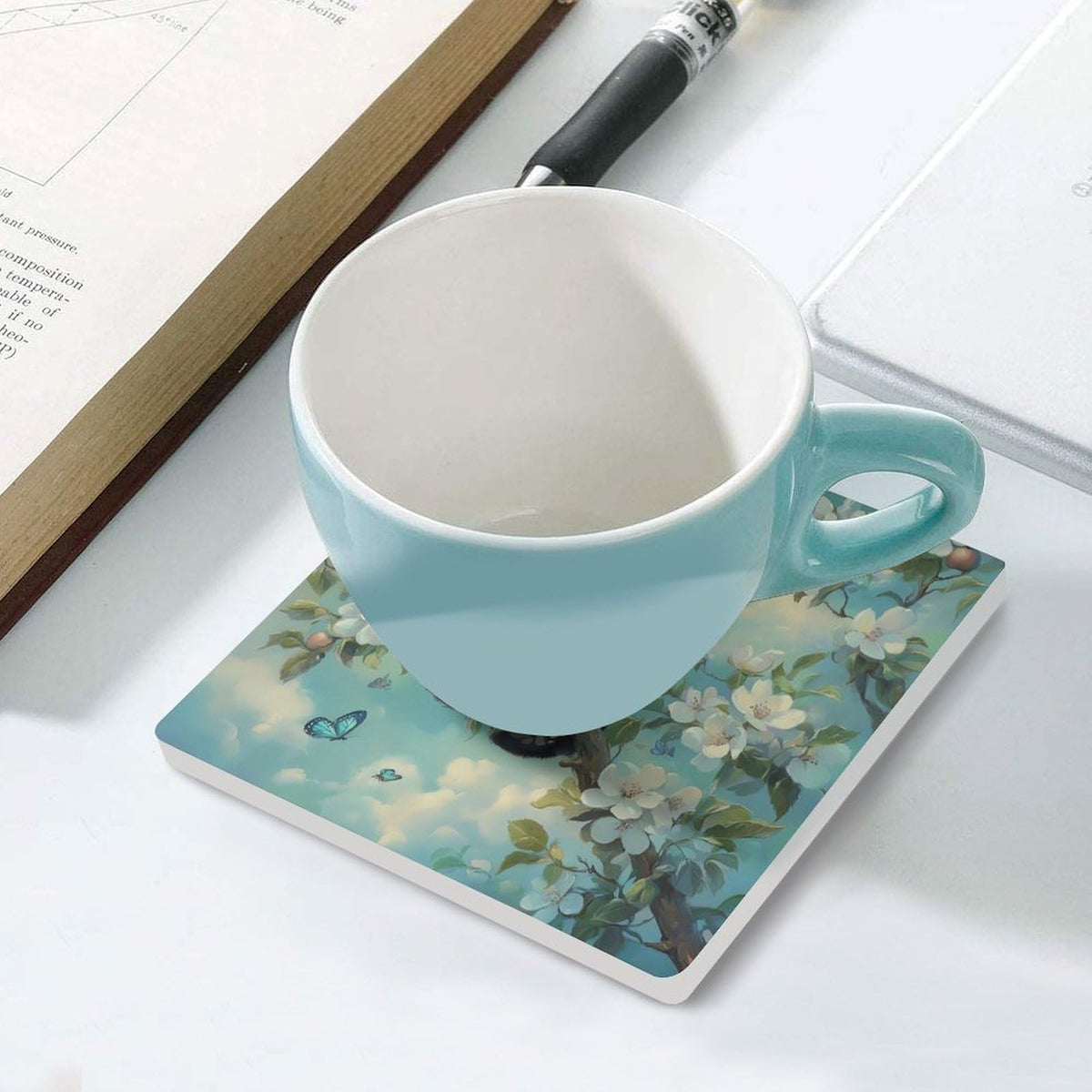 Ceramic Coasters Set A629