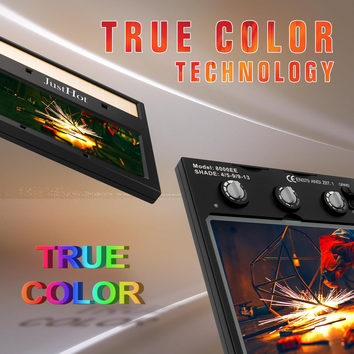 Auto Darkening True Color Welding Lens D672