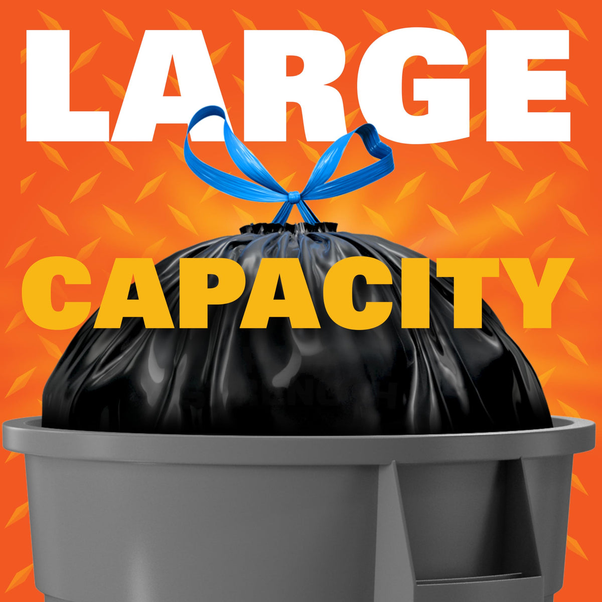 39 Gallon Black Heavy Duty Trash Bags Y291