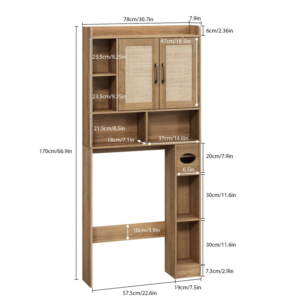 Over The Toilet Storage Cabinet W6384