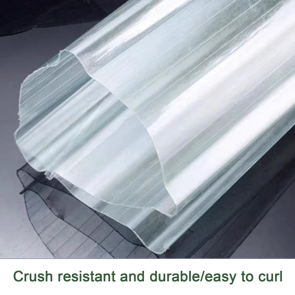 Corrugated Fiberglass Roofing Panels 8 pcs 35x63in Y7087