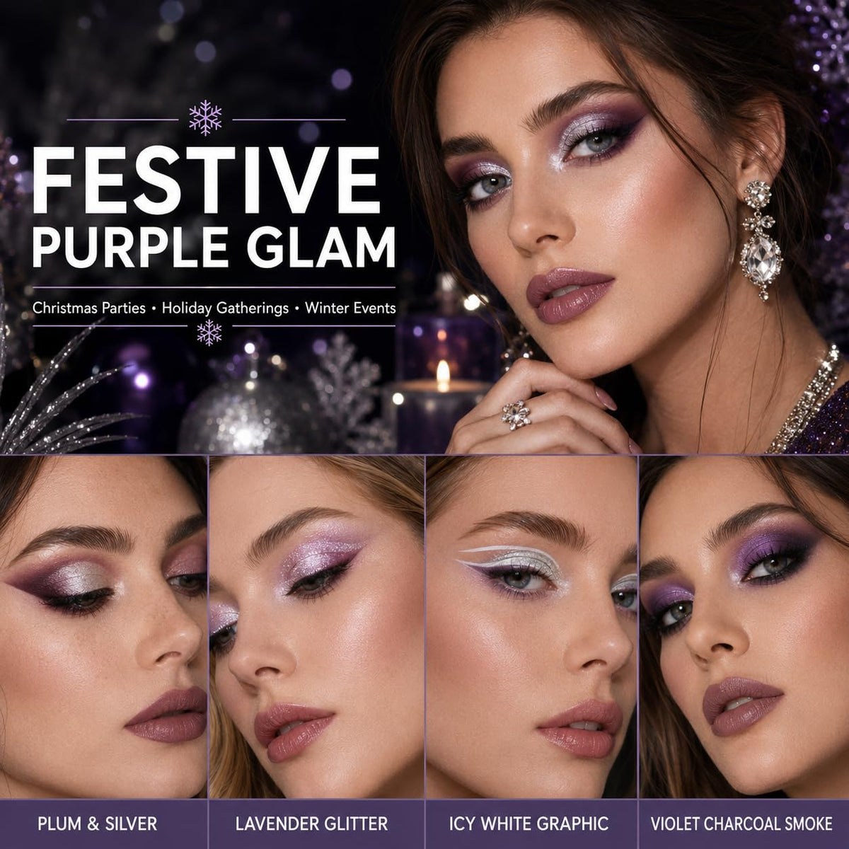 Purple Eyeshadow Palette F331