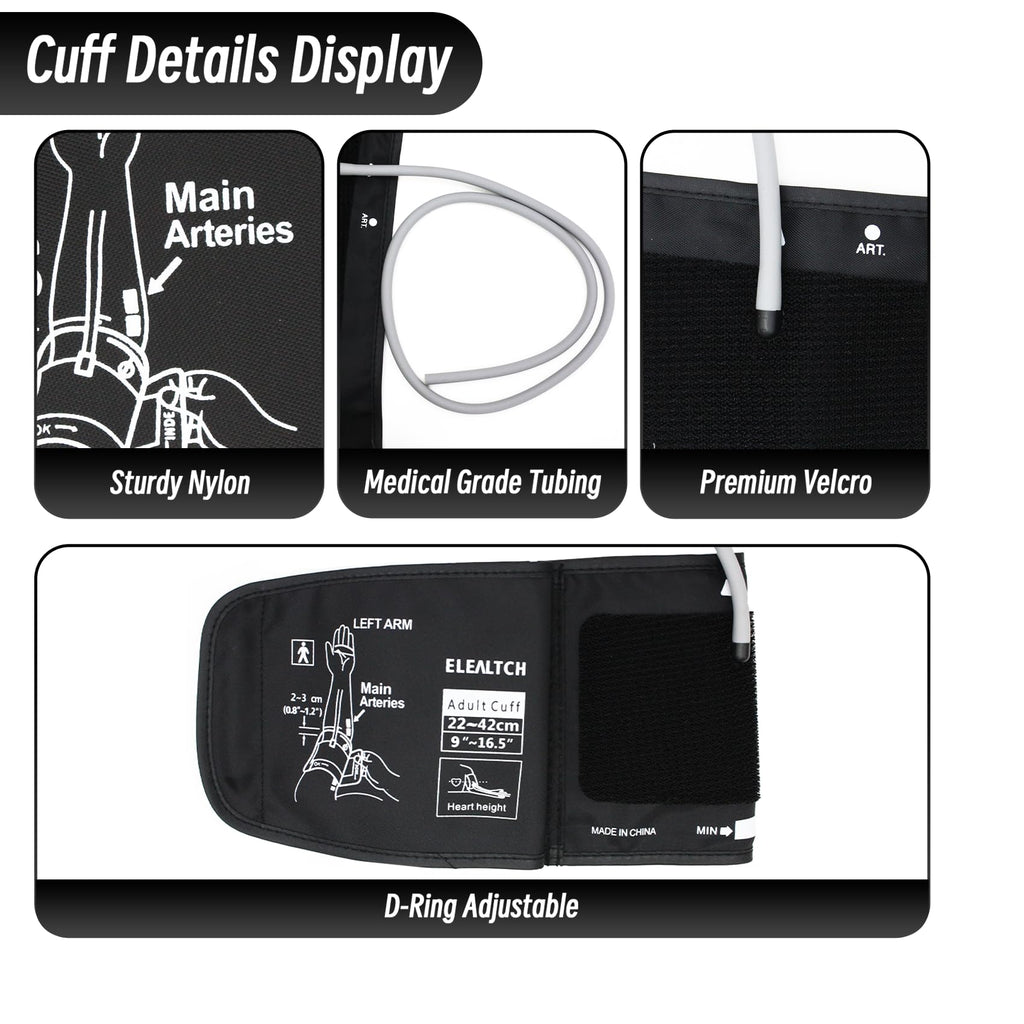 Large Blood Pressure Cuff 9"-16.5" C4207
