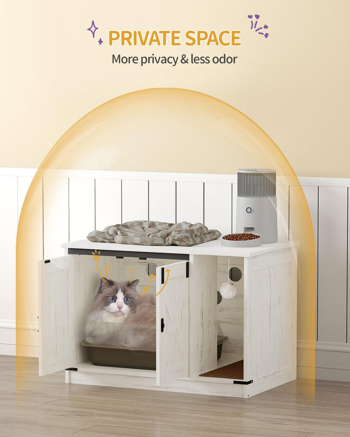 Cat Litter Box Enclosure J2352