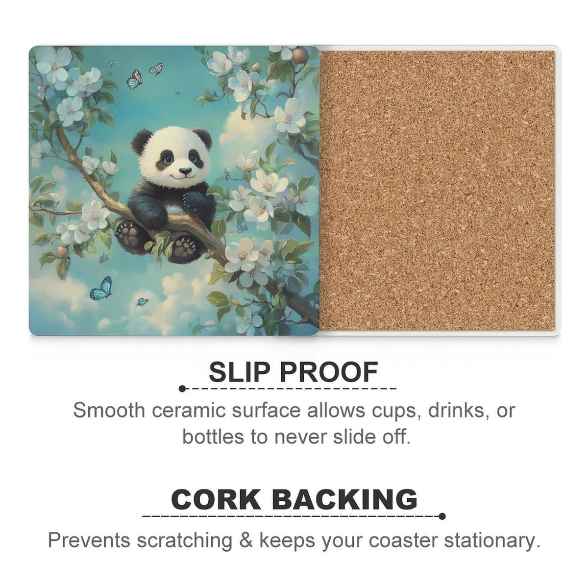 Ceramic Coasters Set A629