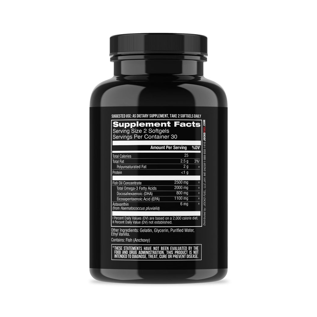 Omega 3 Fish Oil Supplement 2000mg Softgel N493584