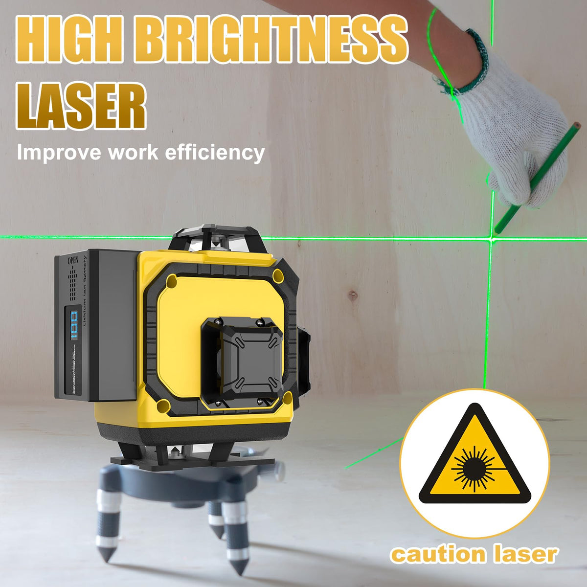 16 Laser Level with Tripod S9763