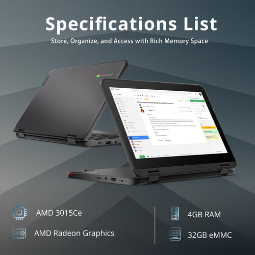 11.6" 2-in-1 Touchscreen Chromebook L892617
