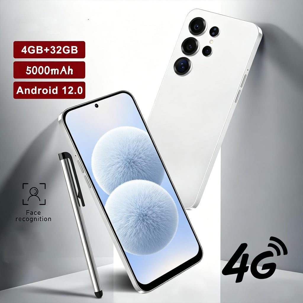 4G Unlocked Android Smartphone 6.6'' HD+ Display 4GB RAM 32GB ROM Black O648885