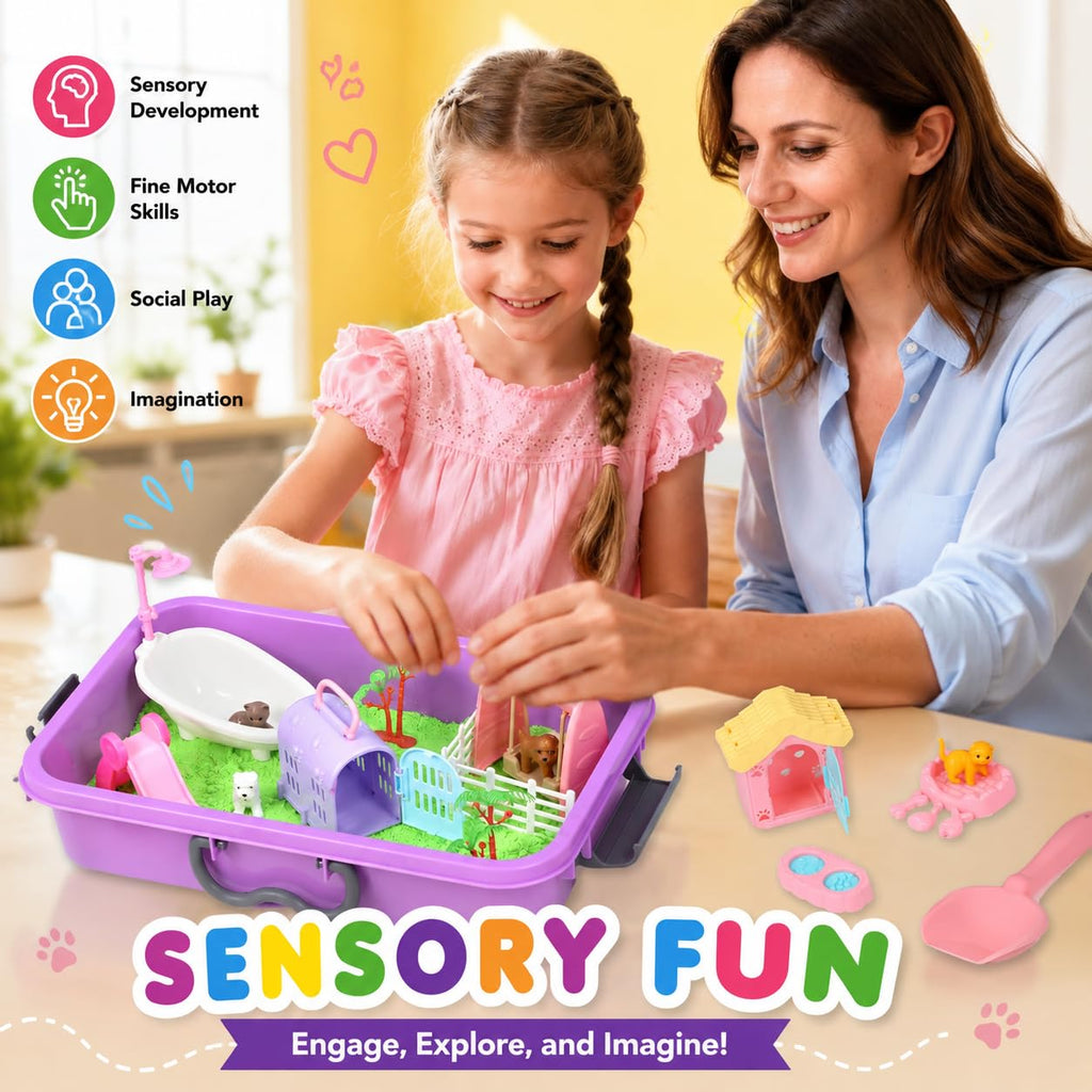 Pet Sensory Bin Sand Box Kit X713