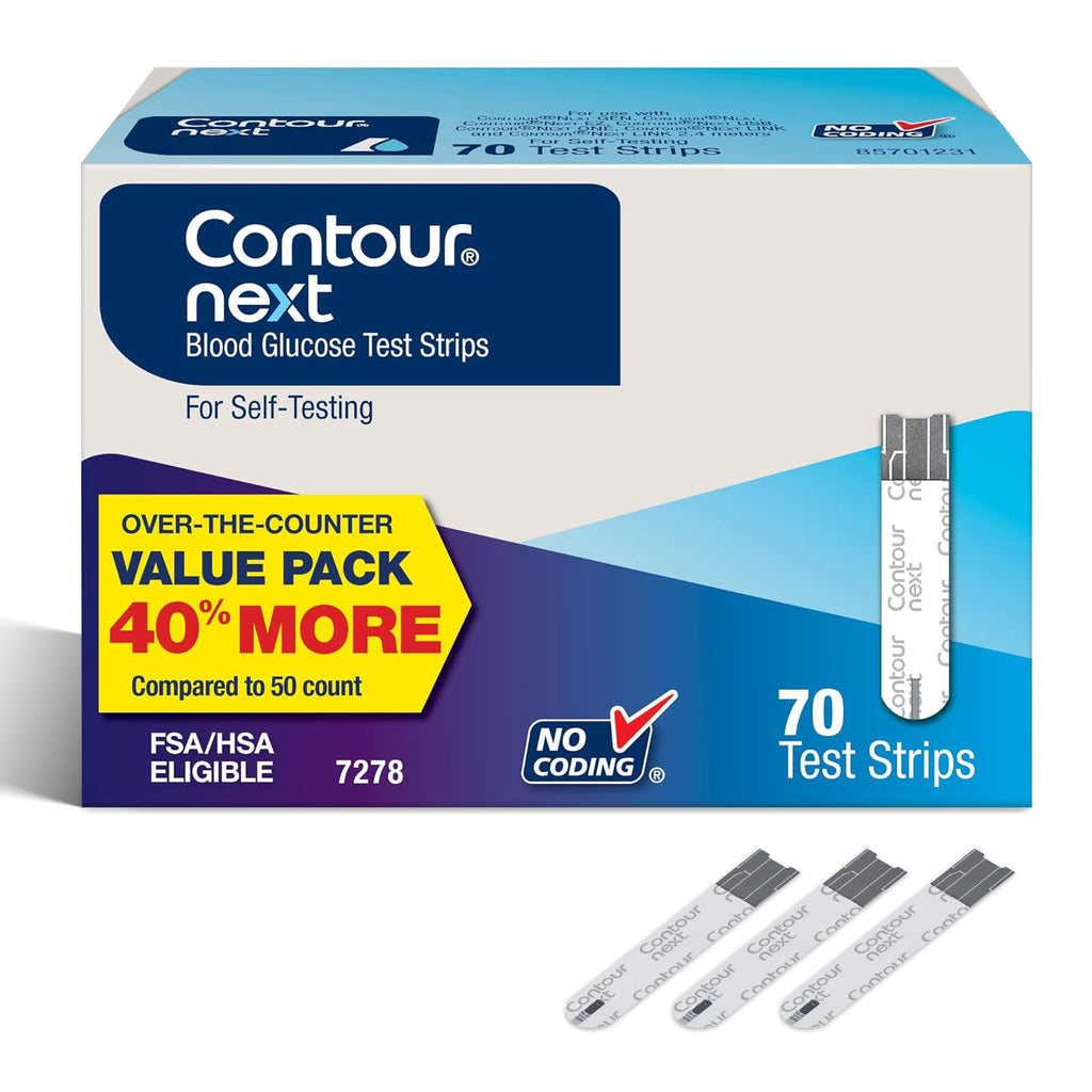 Blood Glucose Test Strips 70 Count W509105