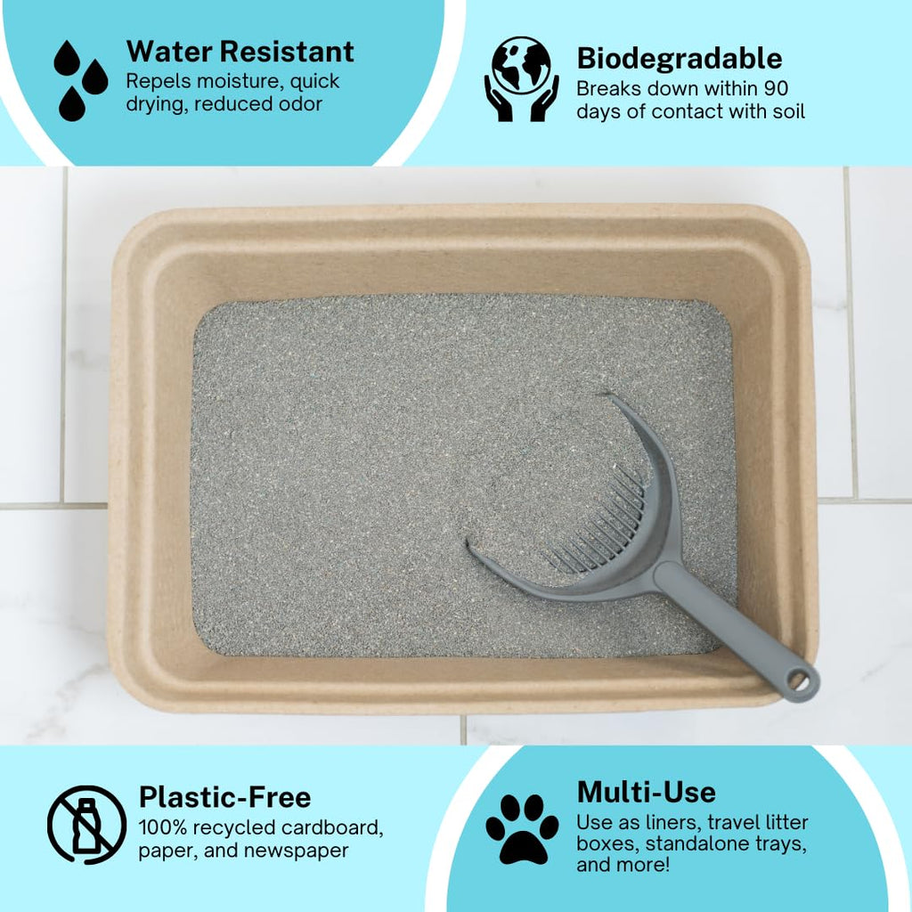 Disposable Litter Boxes 4-Pack N520