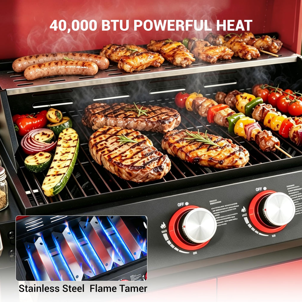 4-Burner Propane Gas Grill D194130