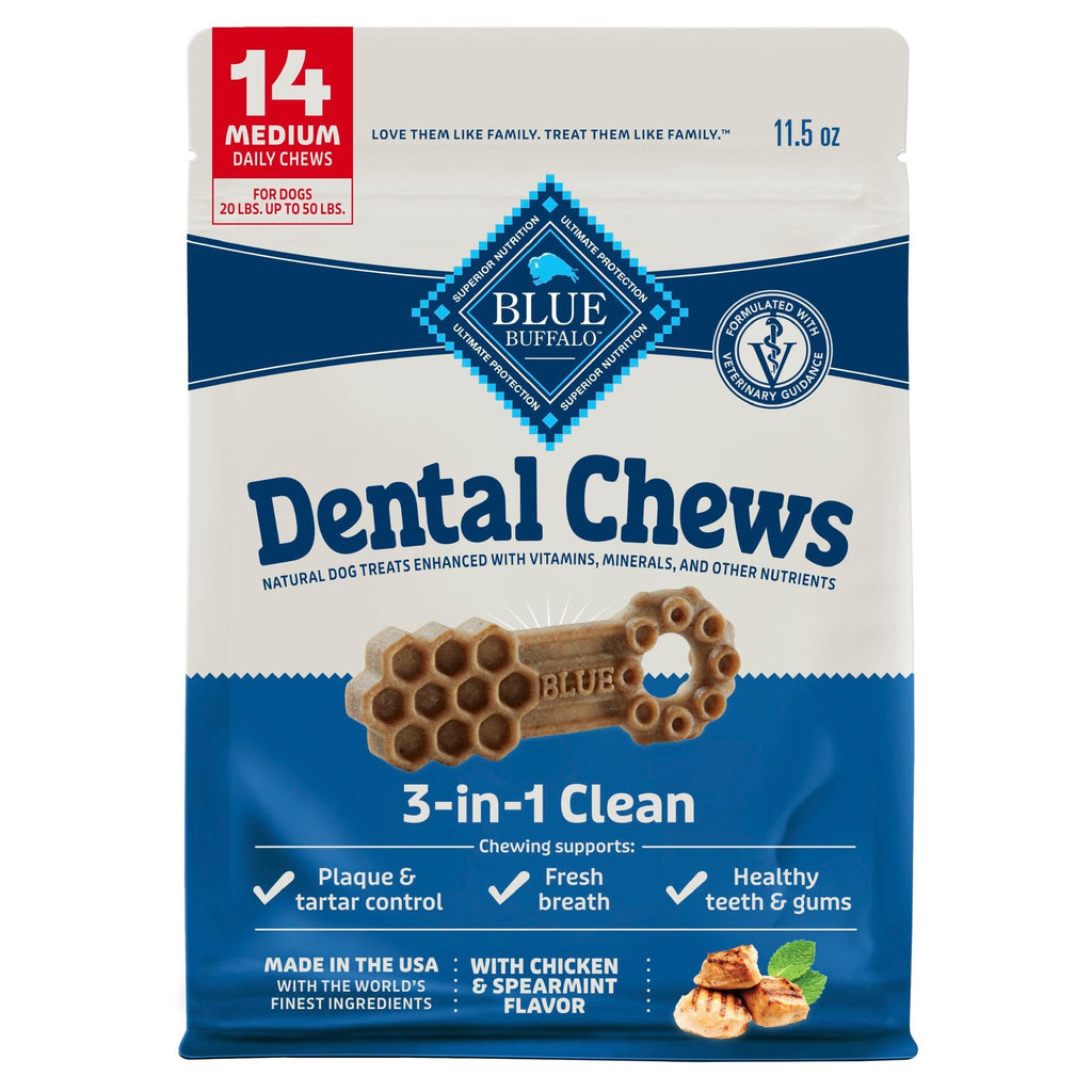 Chicken & Spearmint Medium Dental Chews, 11.5 oz, 14 ct K3157