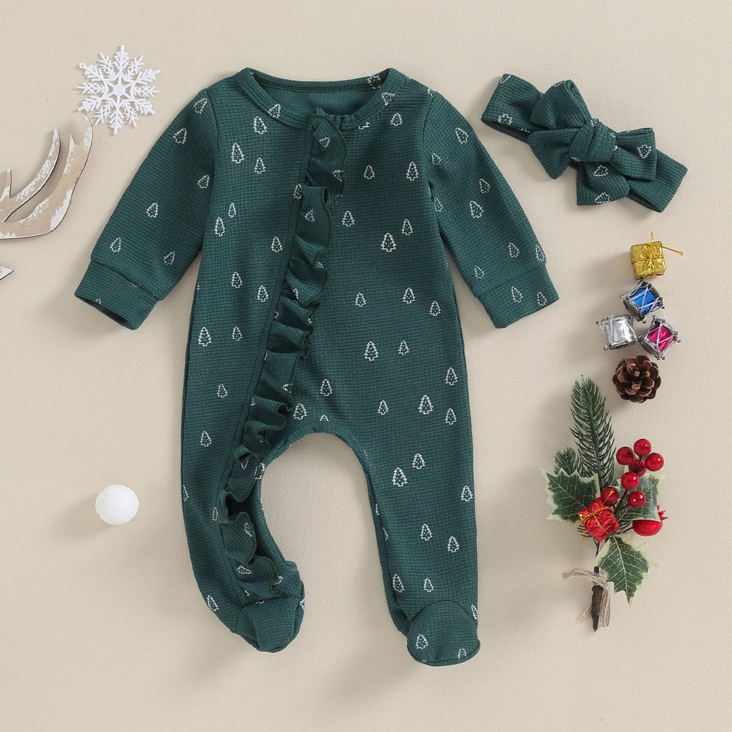 Pumpkin Long Sleeve Onesie Romper P190