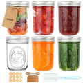 16 oz Wide Mouth Mason Jars 6 Pack K5545