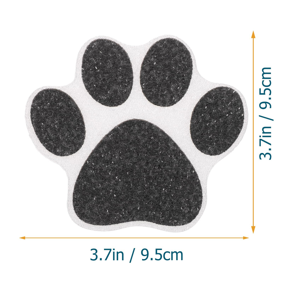 Non Slip Bathtub Stickers 10 pcs Dog Paw Decals Q685375