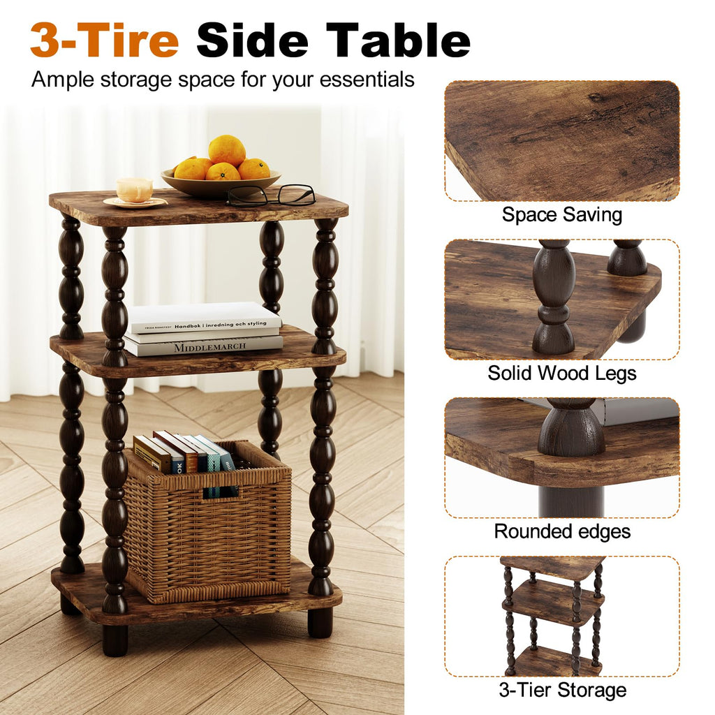 3-Tier Narrow End Table Q694165