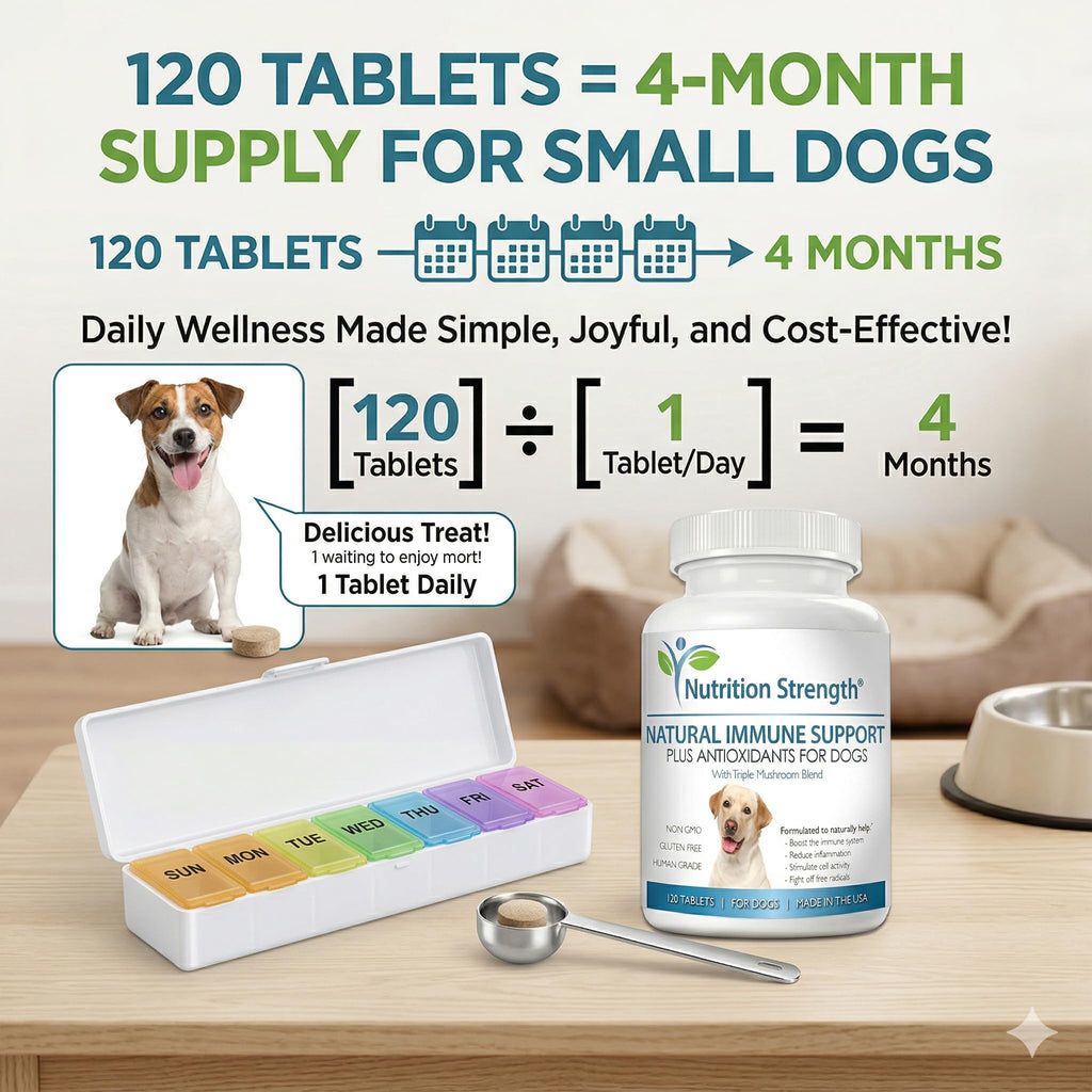 Immune Support for Dogs 120 Chewable Tablets B869