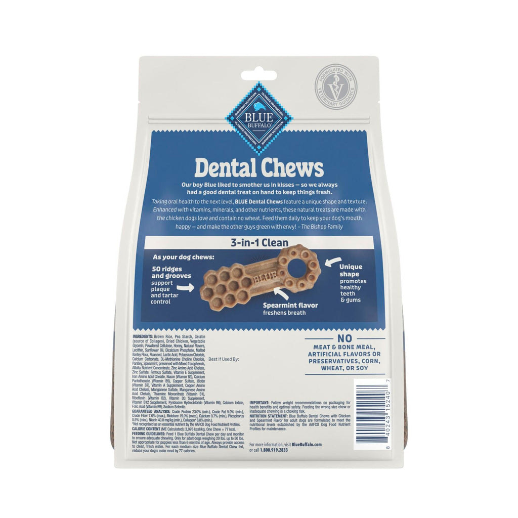 Chicken & Spearmint Medium Dental Chews, 11.5 oz, 14 ct K3157