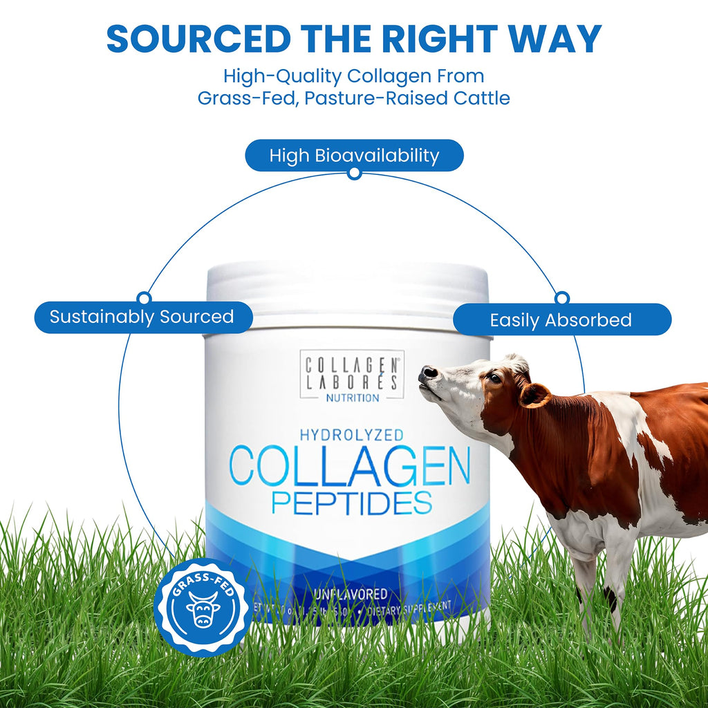 Hydrolyzed Collagen Peptides 20 oz Unflavored Powder T100494