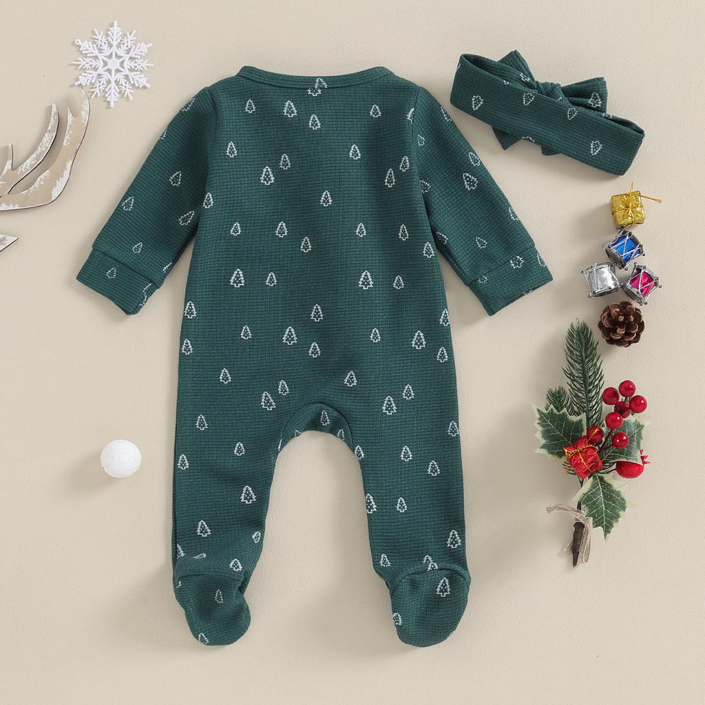 Pumpkin Long Sleeve Onesie Romper P190
