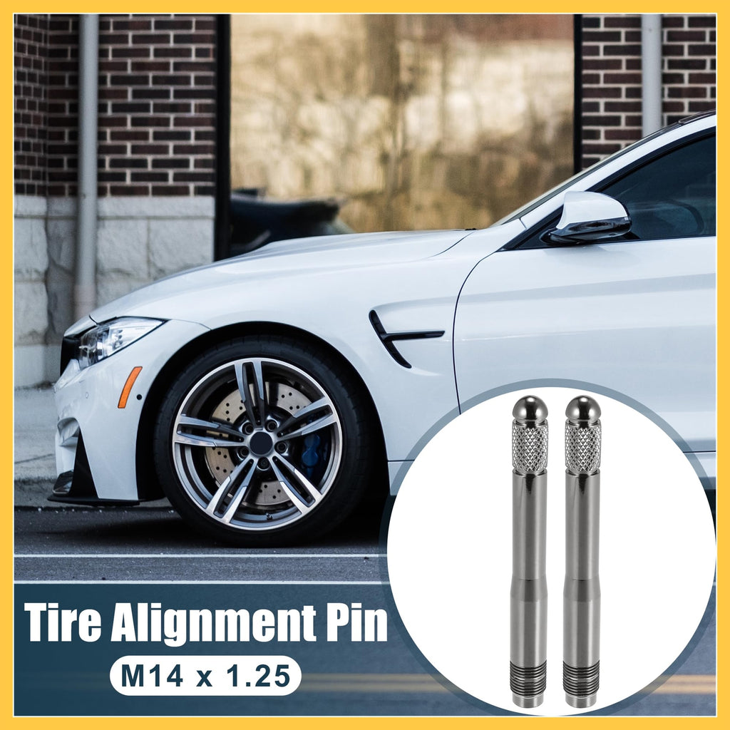 2pcs Stainless Steel Wheel Hangers Alignment Pin M14x1.25 W7547