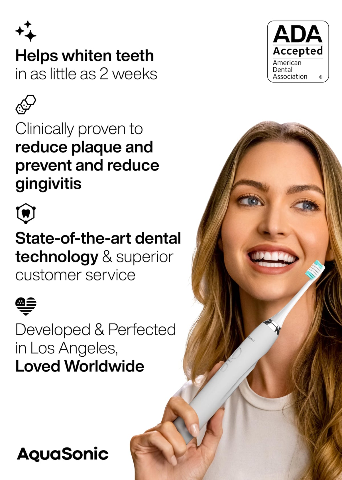 Electric Toothbrush with 8 Brush Heads & Travel Case I132804