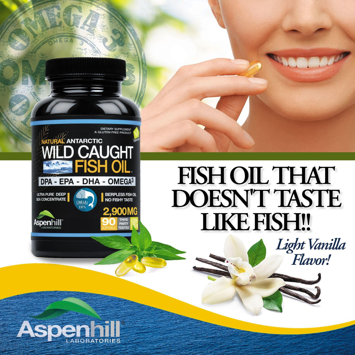 2900 mg Omega-3 Fish Oil 90 SoftGels Y446753