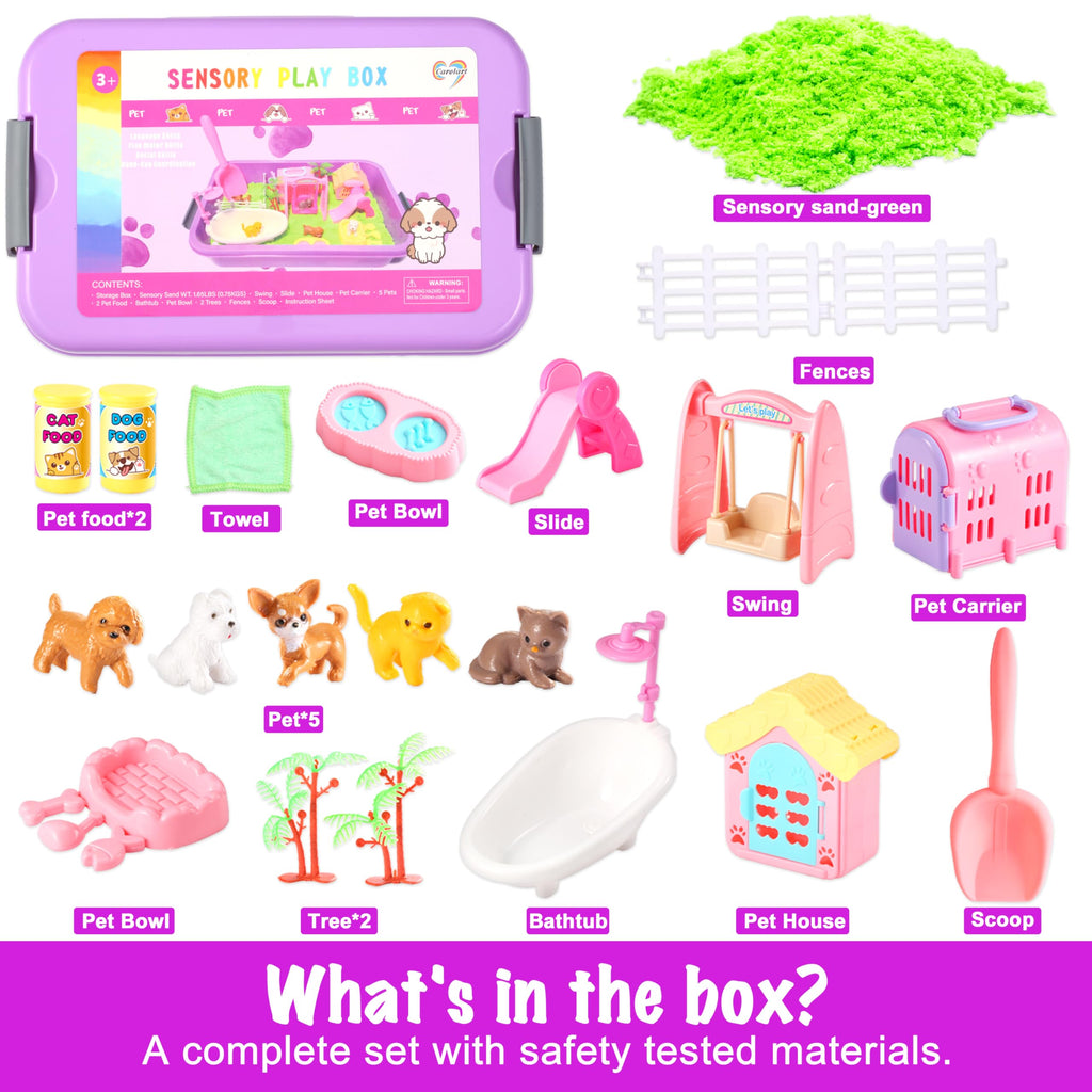 Pet Sensory Bin Sand Box Kit X713