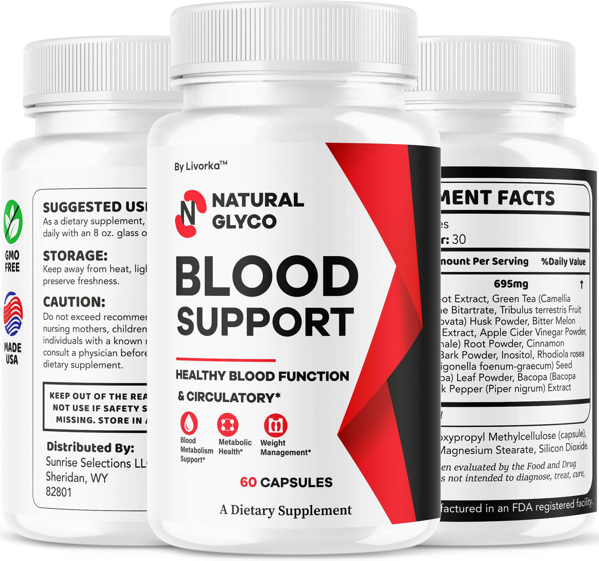 Natural Glycogen Supplement Capsules 120 Capsules O969053