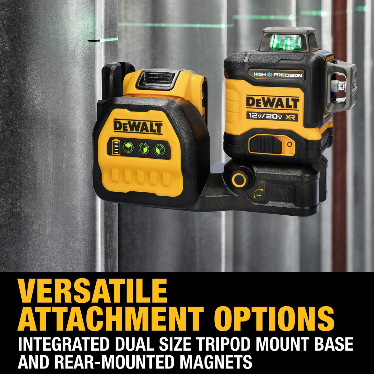 12V/20V MAX XR Line Laser, High Precision 3 X 360, Green G9858