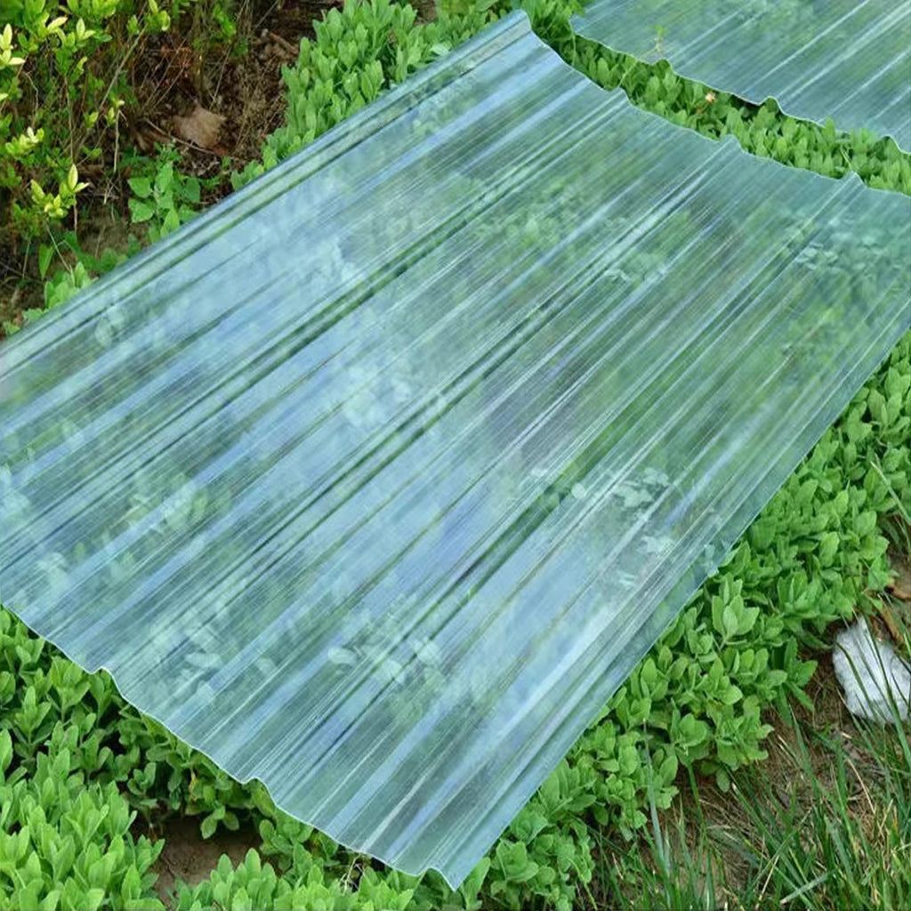 Corrugated Fiberglass Roofing Panels 8 pcs 35x63in Y7087