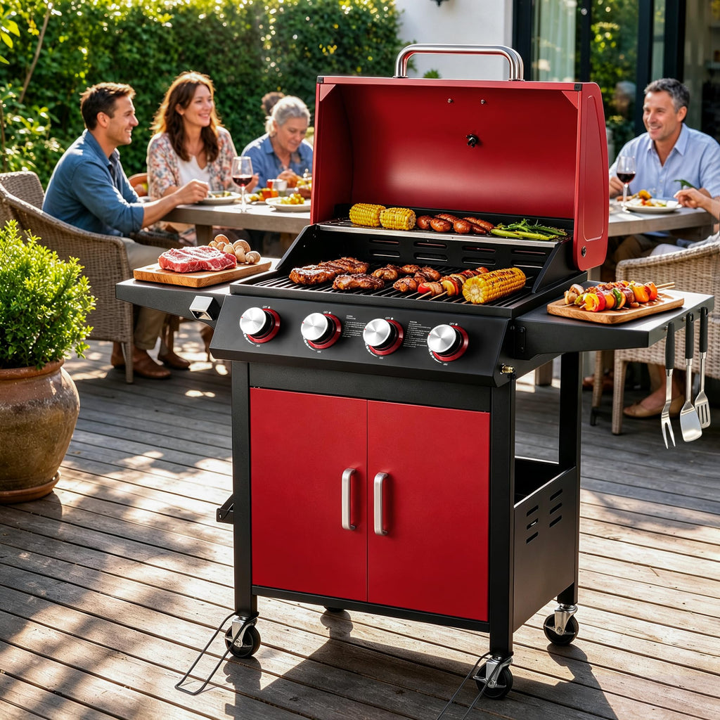 4-Burner Propane Gas Grill D194130