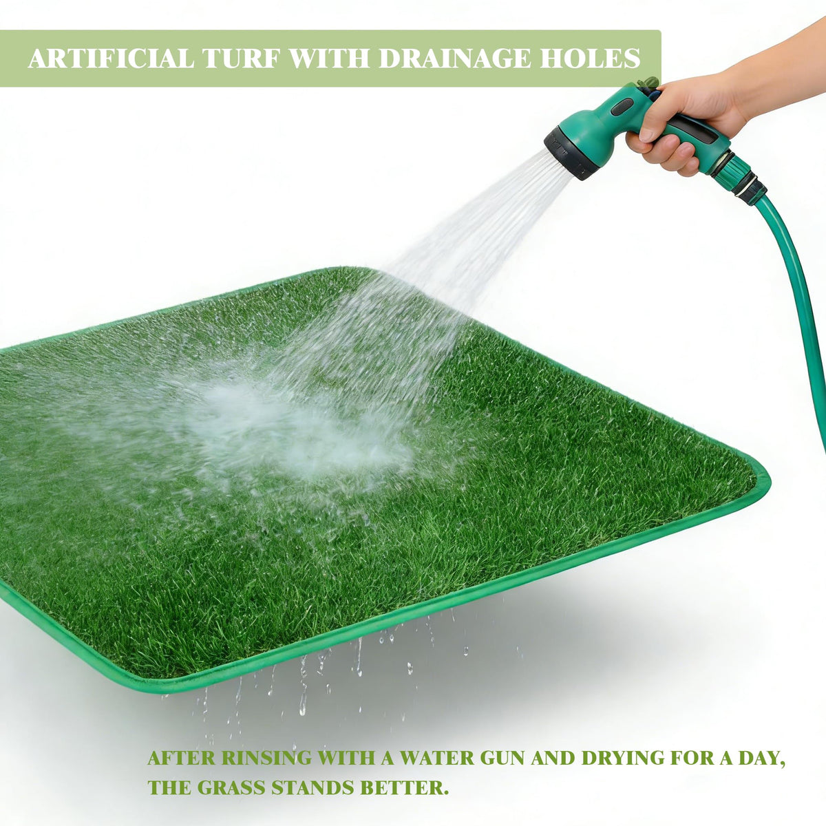 Artificial Grass Dog Pee Pad Holder I750002