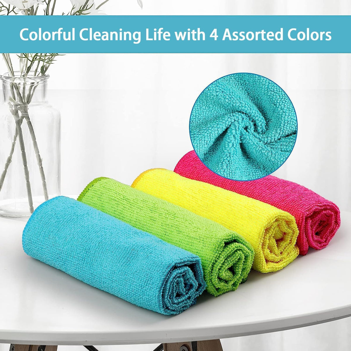 12PK Microfiber Cleaning Cloth T531666