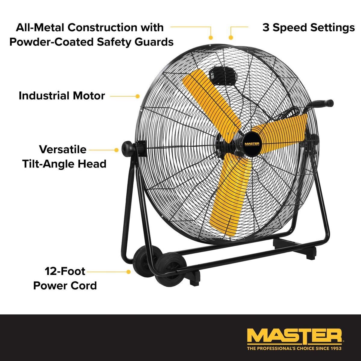 30 Inch Industrial High Velocity Floor Fan S18843