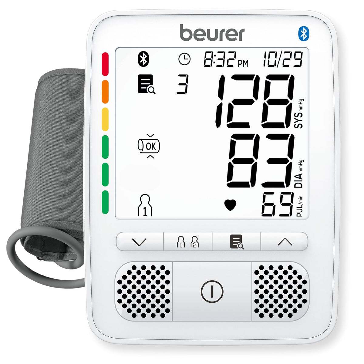 Upper Arm Blood Pressure Monitor with Bluetooth and Talking Function E30578