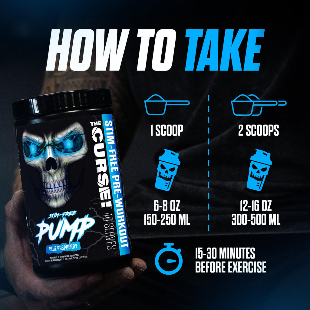 Stim-Free Pre Workout Powder Sour Candy 40 Servings F443361