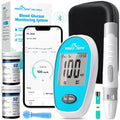 Wireless Glucose Monitor Kit, 100-Strip Blood Sugar Testing Kit Z5560