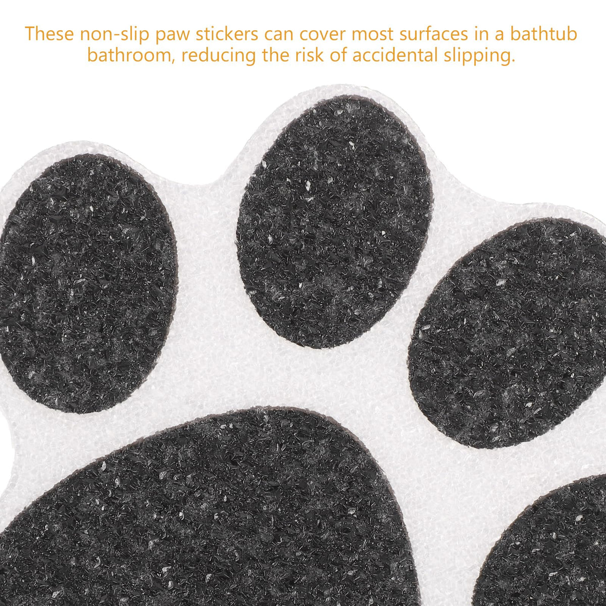 Non Slip Bathtub Stickers 10 pcs Dog Paw Decals Q685375