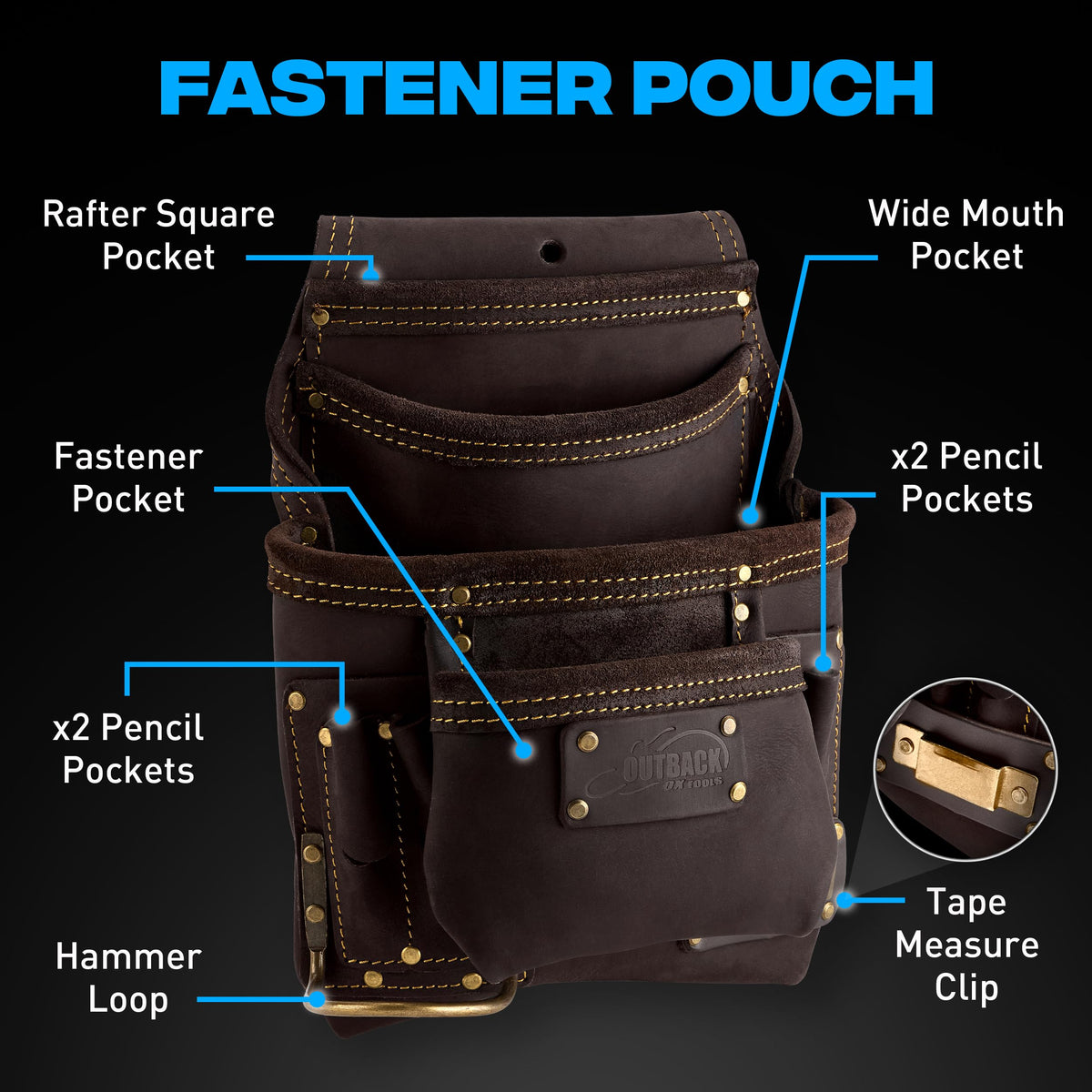 Leather Tool Belt with Suspenders Y921
